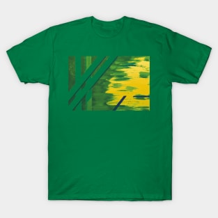 Bamboo grove in yellow and green T-Shirt